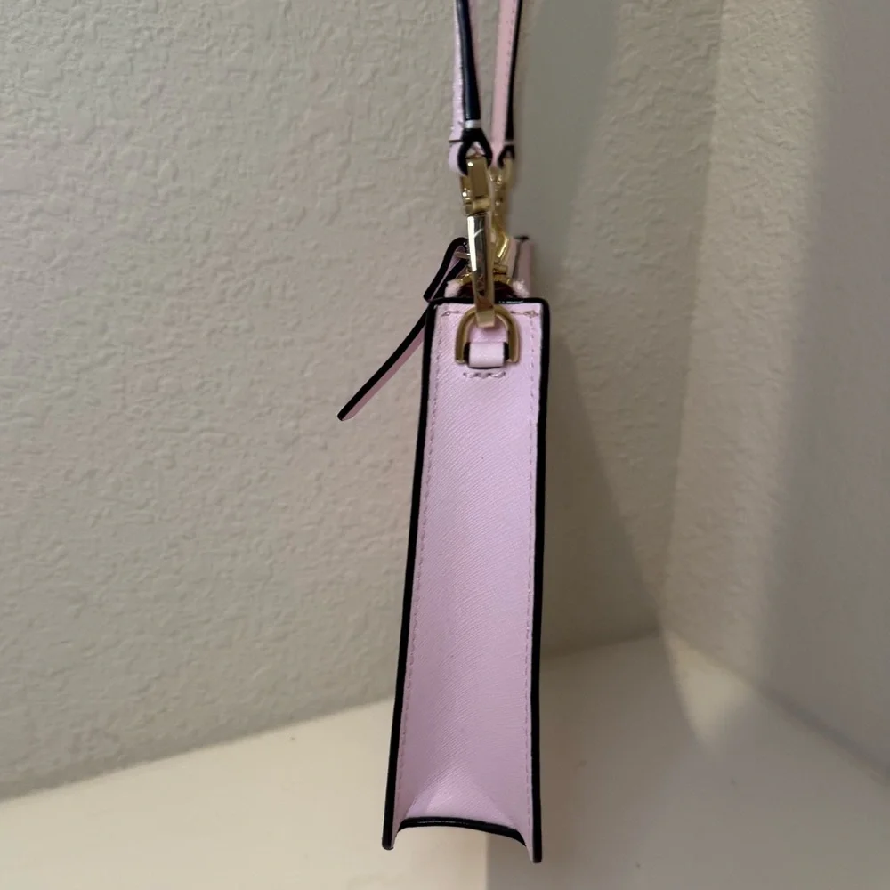 KATE SPADE Cameron Street Clarise Pink Lemonade Crossbody Small Leather Bag
